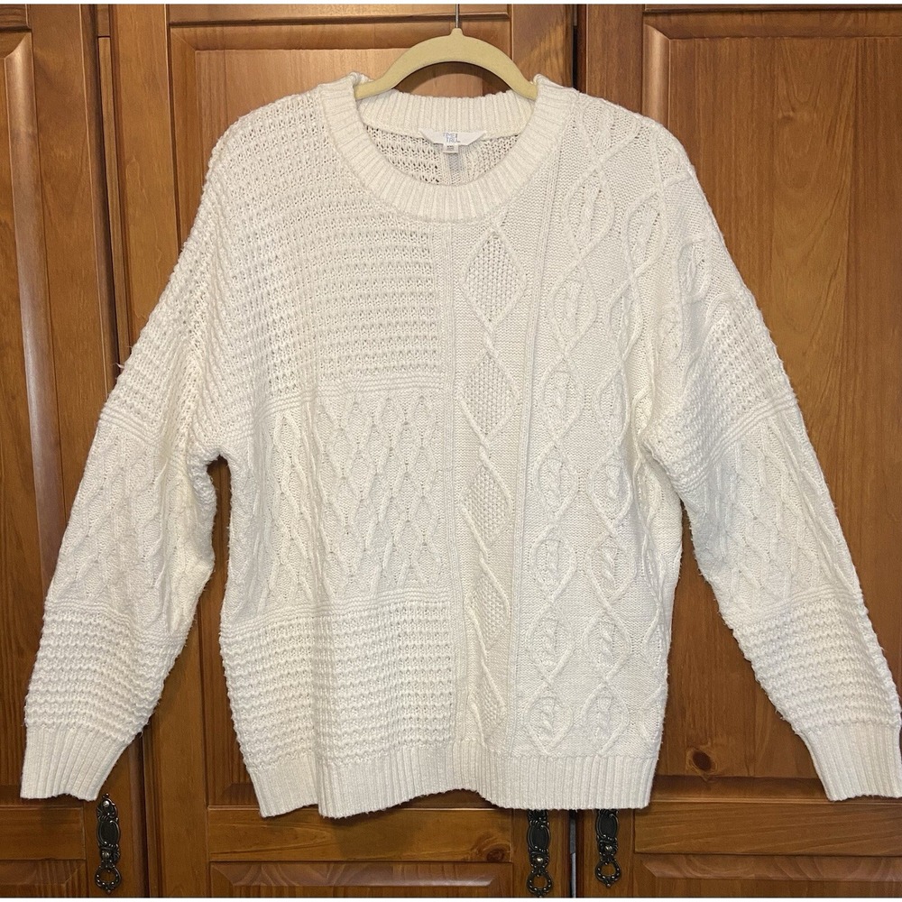 Cozy,‎ Casual, Dressy White Sweater Top